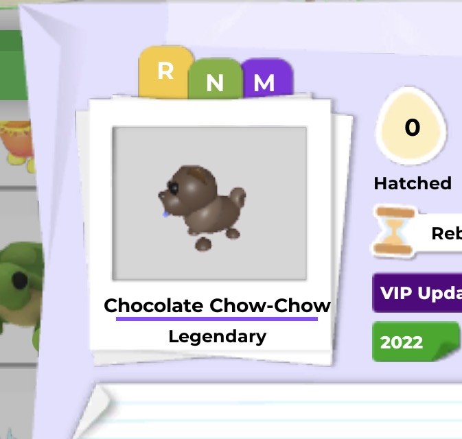 Chowchow de chocolate ad0pt me x16 suficiente para mega neón precios baratos entrega rápida