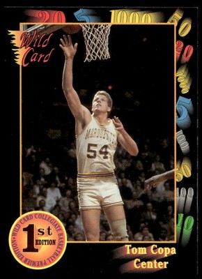1991 Wild Card Tom Copa #102 Marquette Golden Eagles  Near Mint or Better