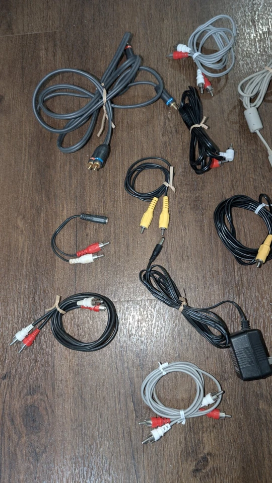 27 Piece Reseller Mixed Lot Power Cord Ac Adapter RCA Cable HDMI Coaxial ,& More - Image 3 of 4