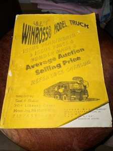rare K.O.E. winross model truck yellow reference catalog