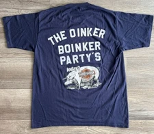 Vintage 1982 Harley Davidson Pig THE OINKER BOINKER PARTY ‘S Staff T- Shirt OOAK