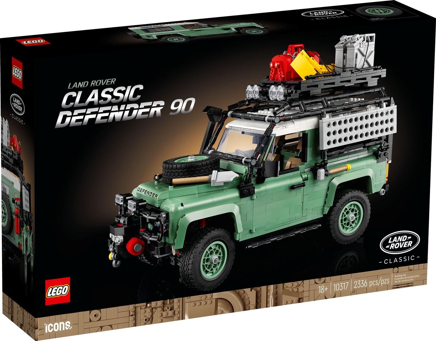 Lego Klassischer Land Rover Defender 90 10317 Bausatz für Erwachsene - Bild 6