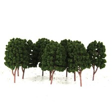 10pcs Model Trees Layout Train Diorama Scenery 1:100 HO OO