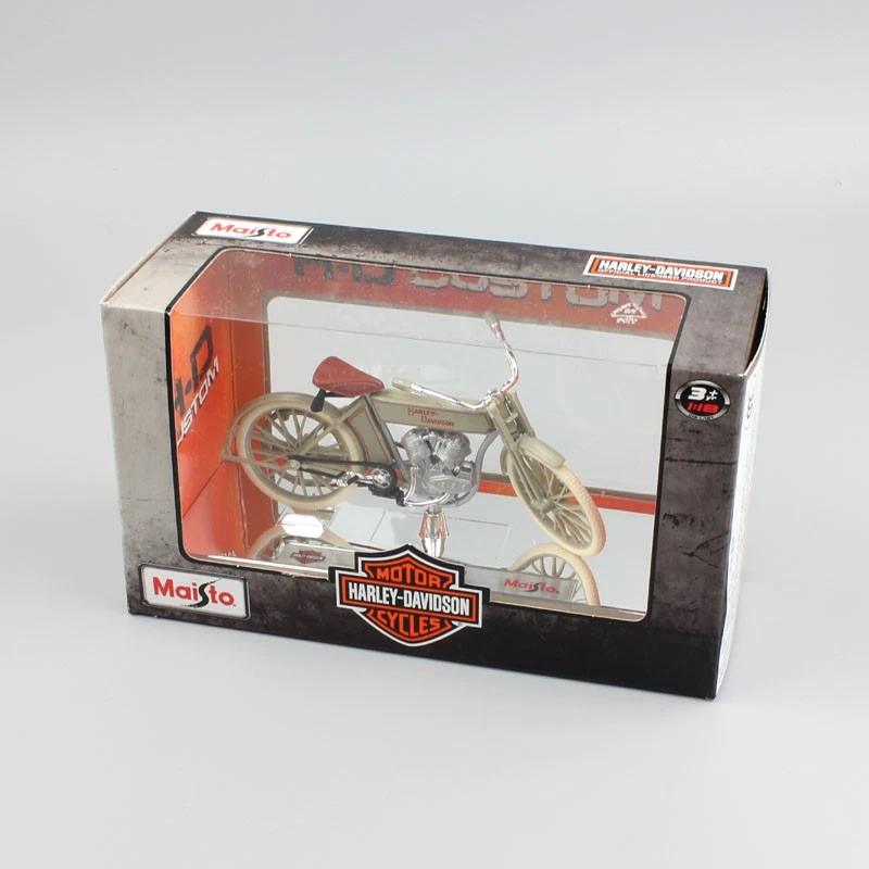 Maisto 1/18 Scale Classic 1909 HD Harley TWIN 5D V-TWIN Model Motorcycle Bike - Image 2 of 4