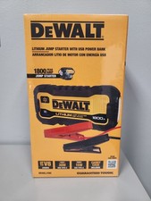 DEWALT 1800 Peak Amp Lithium Jump Starter with USB Power Bank and Carrying Case