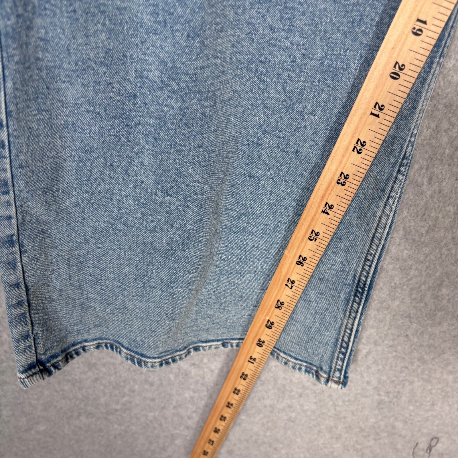 H&M Bootcut Jeans Size 28 High Waist Rise Stretch Light Retro 70s Boho Western thumbnail 4