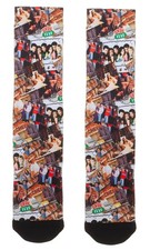 FRIENDS TV Show Scenes Collage All Over Sublimated Print Crew Socks