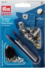 Prym Hooks & Bars for Trousers 13 Mm Brass 4 Pcs