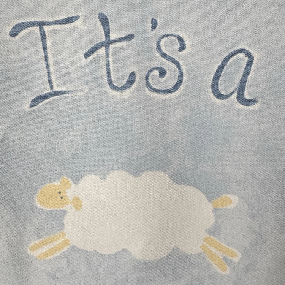 Винтажный настенный баннер декор Y2k Pottery Barn Kids для мальчика овцы - Изображение 3 из 4