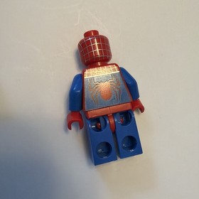 LEGO Spider-Man 1 Tobey Maguire Minifigure spd001 Silver Webbing From 4851 4852