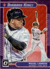 Miguel Cabrera 2021 Panini Optic Red Wave Diamond Kings Prizm #10