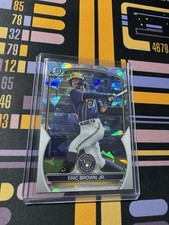 2023 Bowman Chrome Eric Brown Jr. ATOMIC Refractor #BCP-41 Milwaukee Brewers