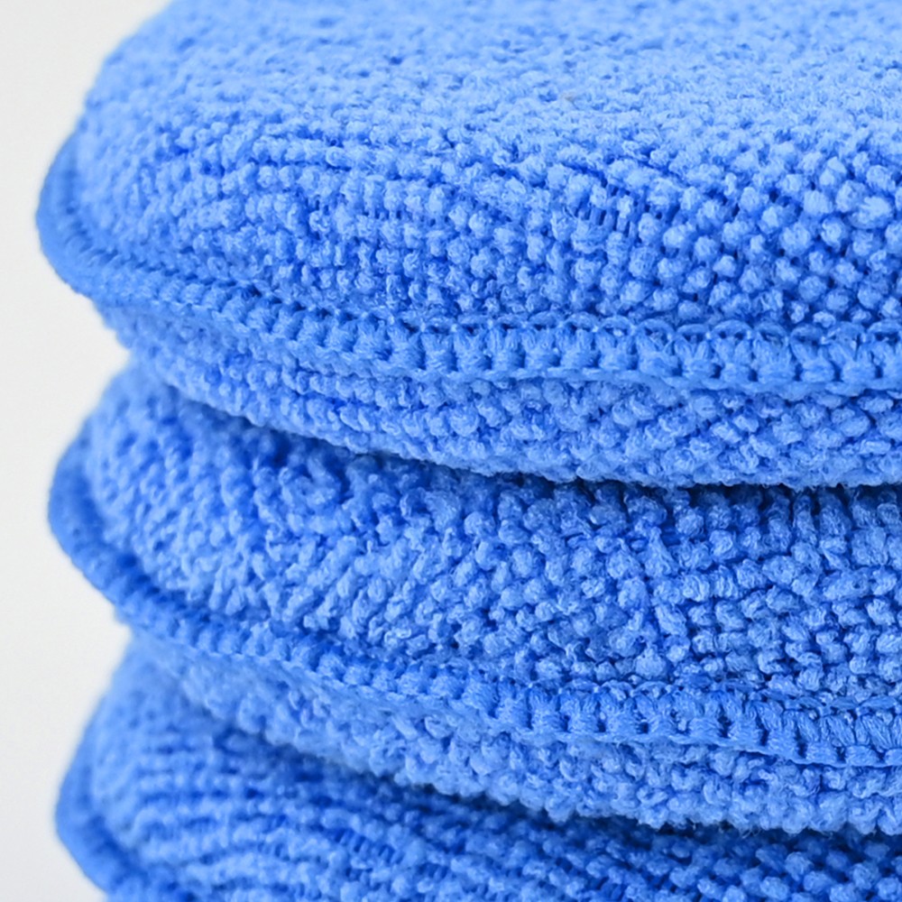 5" Car Microfiber Foam Sponge Applicator Pads Car Buffing Polish Wax Cleaner 10X