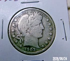 1903 P SILVER O Barber Half Dollar VERY NICE