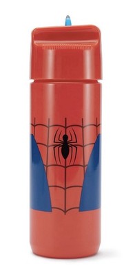 DISNEY & MARVEL SPIDERMAN TODDLER WATER BOTTLE FLIP-UP STRAW 18.2 OUNCES NEW