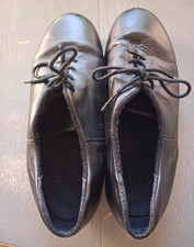 Capezio Tele Tone Women  s Black Lace-Up Tap Shoes w/ Toe  Heel Tap Plates