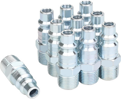 3/8 Air Compressor Accessories Fittings, Industrial M-Type Plug, 3/8 Inch High F