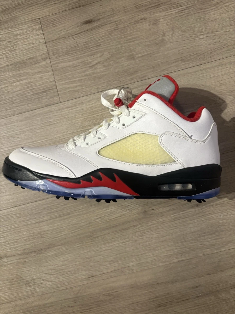 Preços baixos em Jordan 5 Golf Low Fire Red | eBay