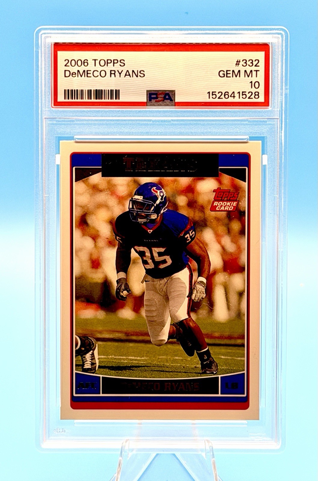 DeMeco Ryans Topps #332 Base