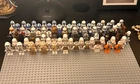LEGO Star Wars minifigure LOT (80 MINIFIGURES and 17 DROIDS +ACCESSORIES)
