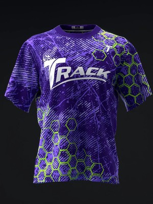 Custom Name Track - Synthesis Neon Bowling Jersey Shirt Men's & Women's Size