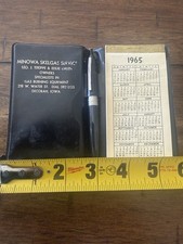 Iowa Decorah 1965 MINOWA SKELGAS Advertise Notebook Gas LEO TEKIPPE EDDIE DALEN