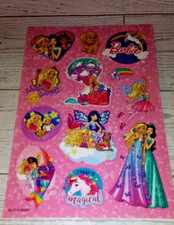 Barbie Stickers Sheet Mattel American Greetings 2019 Scrapbooking