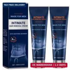 2026 New Painless Hair Removal Cream for Men, Fast-Acting Gentle Depilatory for