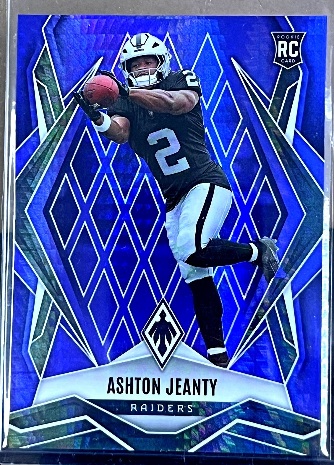 LV RAIDERS 2025 Panini Phoenix Purple HYPER 029/249 Ashton Jeanty #158 Rookie RC