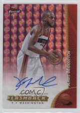 2024 Topps Finest Flashback Red Geometric Refractor 3/5 Khris Middleton Auto 3hd