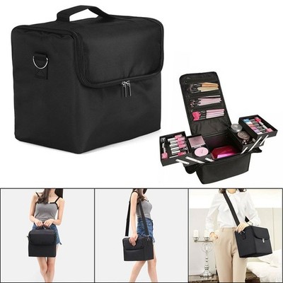 Extra großer Kosmetikkoffer Beautybox Make up Schmuck Kosmetik Nageltechnik Aufbewahrung