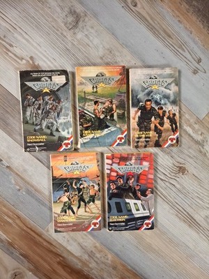 Cadets Ned Bannister lot of 5. 1-3, 5, 7. 1sts VINTAGE 1980s. Ballantine YA. 