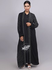 Long Kaftan Abaya Jalabiya Abaya Farasha Embroidery Jacket mUSLIM Cloth