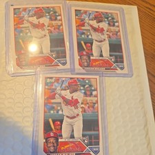 (3) 2023 Topps Series 2 - Jordan Walker #344 (RC)
