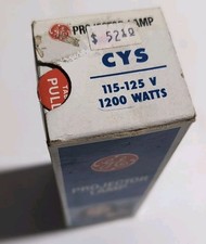 GE CYS Projector Lamp Bulb 1200W 115-120V New Old Stock