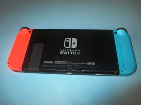 Nintendo Switch System Console w/Neon Red & Blue Joy-Cons + Dock & Extras