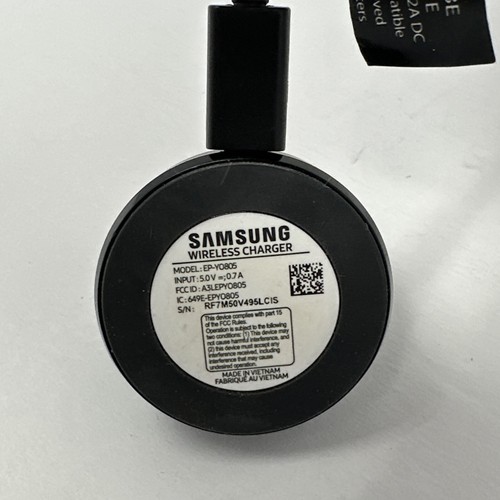Samsung Galaxy Watch Wireless Charging Dock, Black, USB, Model EP-YO805 Genuine - Zdjęcie 4 z 4