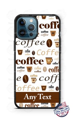 Morning Coffee Bean Collage Personalized Phone Case Cover - Cute Gift