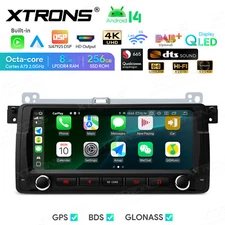 8.8" Android 14 8+256GB Car Stereo Radio GPS Nav For BMW E46 DTS CarPlay 4K HDMI