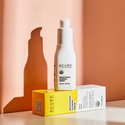 Acure - Brightening Glowing Serum - 1 Fl Oz
