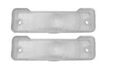 USA-Made! 1966-67 Chevy II & Nova Parking Lens Pair, Clear NEW TrimParts! 66 67