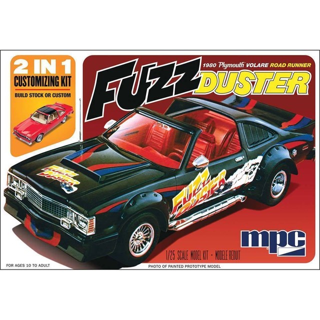 1/25 MPC Fuzz Duster プリマス ボラーレ ロードランナー MPC 1980 Plymouth Volare Road Runner Fuzz Duster 1/25 2 in 1 Model