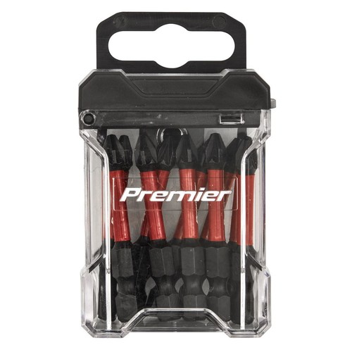 Sealey Power Tool Bits Premier Pozi #2 Impact 50mm 10pc Drill Screwdriver - Imagen 3 de 8