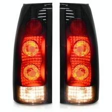 Tail Lights For 1988-1998 Chevy GMC C/K 1500 2500 3500 Smoke Lens Rear Lamps