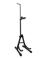 Violin Stand with Bow Holder, Adjustable Portable Folding Tripod Metal Stand ...