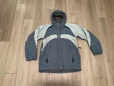 Helly Hansen Jacket Men's XL Hooded Insulated Puffer Blue Coat