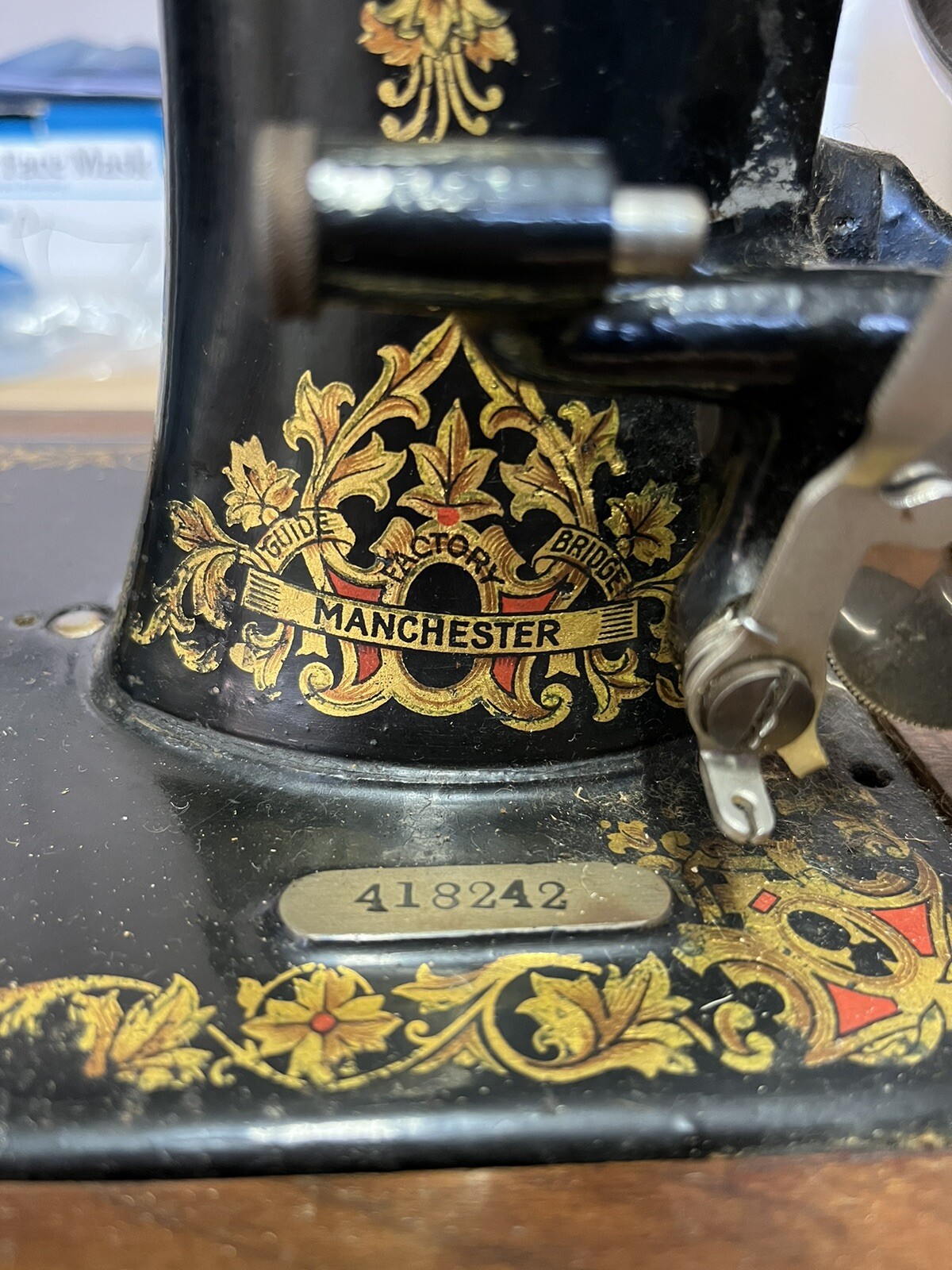 Vintage Sewing Machine. Jones Family C.S 1890s. In Working Condition