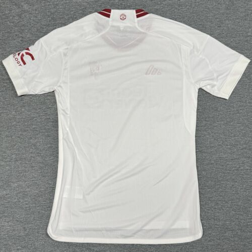 Adidas Manchester United 23/24 Third Jersey White Soccer IP1741 Men's Size Small - Picture 2 of 9
