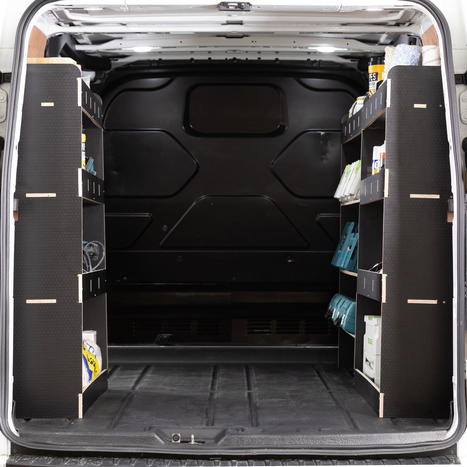 Volkswagen Transporter L1 (SWB) Triple HEXABOARD Van Racking