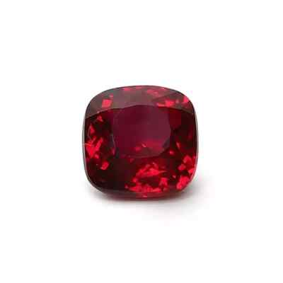 Red Ruby Cushion Cut 12+ Ct Natural Mozambique Unheated Loose Certified Gemstone